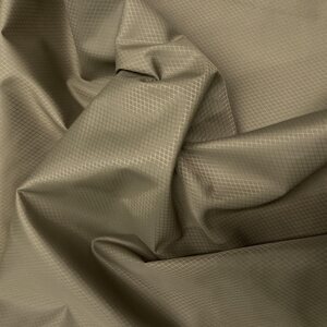 Diamond Ripstop 40D Nylon, 185cm wide, 54 g/m², Olive Brown (8505)