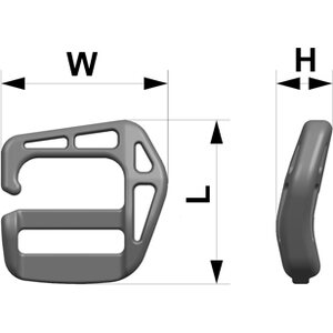 Woojin Plastics Webbing Hook for 15 mm webbing