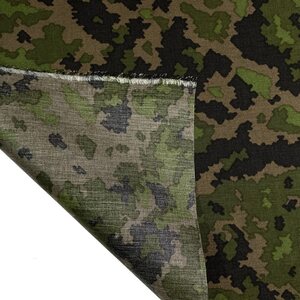 Foxdura 500D, PU-pinnoitettu, vettähylkivyyskäsitelty (DWR) M05 Camo