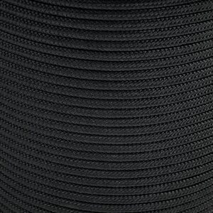 Strong Polyester Cord 2 mm (Recycled Fiber), Black, Recycled Fiber