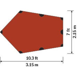 Hilleberg Tarp 5, 3.15 x 2.15 m 320g