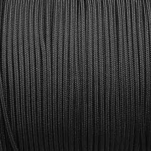 Minicord 275 Type I Polyester Cord 2.2 mm, Black (10016)