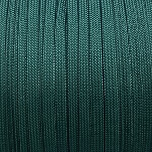 Tubular Flat Coreless Polyester Cord, Emerald green (0191)