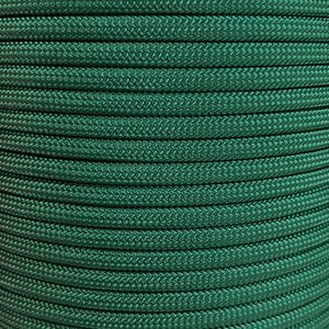 Paracord 550 Type III nailonnyöri, 38 väriä, Smaragdin vihreä (086)