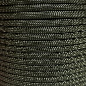 Paracord 550 Type III nailonnyöri, 38 väriä, Armeijan vihreä (010)