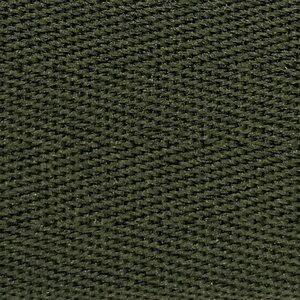 Edge Binding PES Twill 25mm, Army Green, Water repellent treatment (DWR)