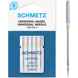 Universal Machine Needles, 110/18 (5 pcs)