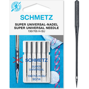 Black Super Universal Machine Needles, 90/14