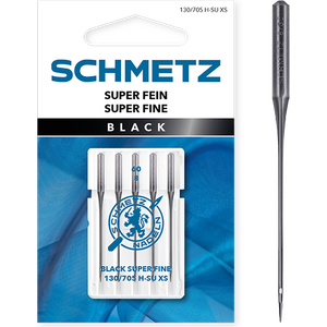 Schmetz Black Super Fine Machine Needles