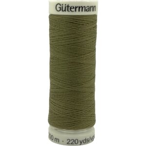 Guetermann #100 Polyester Thread 200 m, 824 - Olive Green