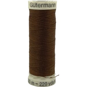 Guetermann #100 Polyester Thread 200 m, 694 - Brown
