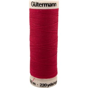 Guetermann #100 Polyester Thread 200 m, 382 - Bright Pink
