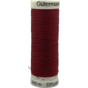 Guetermann #100 Polyester Thread 200 m, 369 - Wine Red
