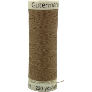 Guetermann #100 Polyester Thread 200 m, 199 - Light Brown Grey