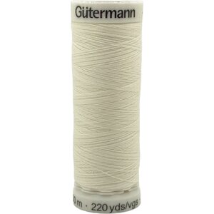 #100 polyesterilanka 200 m, 111 - Valkoinen