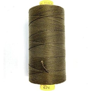 Guetermann Mara 50 thread 500 m, 676 - Dark Olive Green, rPET