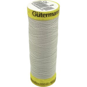 Guetermann Maraflex #120 Stretch thread 100 m, 8 - Grey White