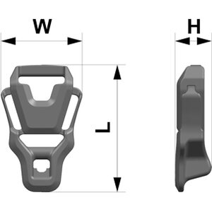 Woojin Plastics Small Adjustable Buckle for Cord and 10 mm tape