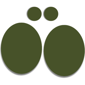 FabPatch Merino Repair Patches in Colours, Green