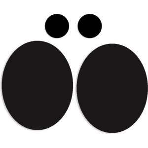 FabPatch Merino Repair Patches in Colours, Black