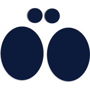 FabPatch Merino Repair Patches in Colours, Navy Blue