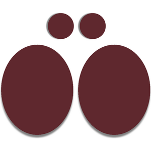 FabPatch Merino Repair Patches in Colours, Red