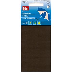 Nailon korjauspaikka, Ruskea, 2 kpl 14 cm x 6,5 cm, Prym 929511