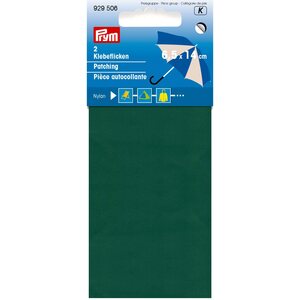 Nylon Repair Patch, Dark Green, 2 pieces of 14cm x 6.5cm, Prym 929506