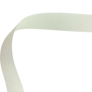 Ommeltava tarranauha 20 mm, Koukkupuoli, Valkoinen