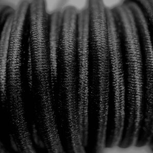 3 mm Stretch Cord, Black