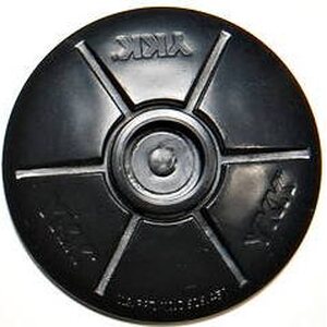 Glue On Flexible Base Snap, SNAD, Stud, Clear, Black, 40 mm, Socket/Female