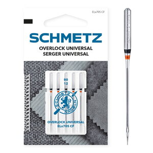 Schmetz saumuri- ja peitetikkikoneneula ELx705 CF Universal