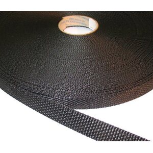 Webbing 40 mm PES, Black
