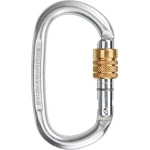 Climbing Technology Pillar Steel SG Oval Screw Carabiner