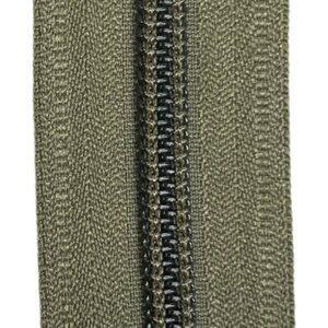 5C Coil Zipper Tape by the Meter, Olive Green, Natulon® (Recycled Polyester)