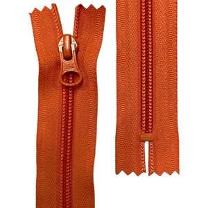 5C Closed-End Coil Zipper, 20 cm, Orange, Natulon® (Recycled Polyester)