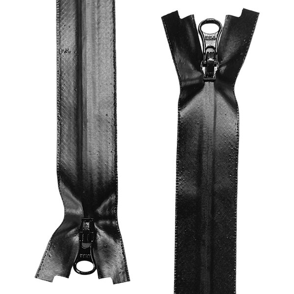 AquaGuard® 3C Water-Resistant Separating Coil Zipper, 85 cm, Black