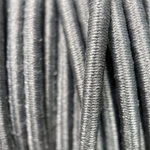 3 mm Stretch Cord, Dark grey