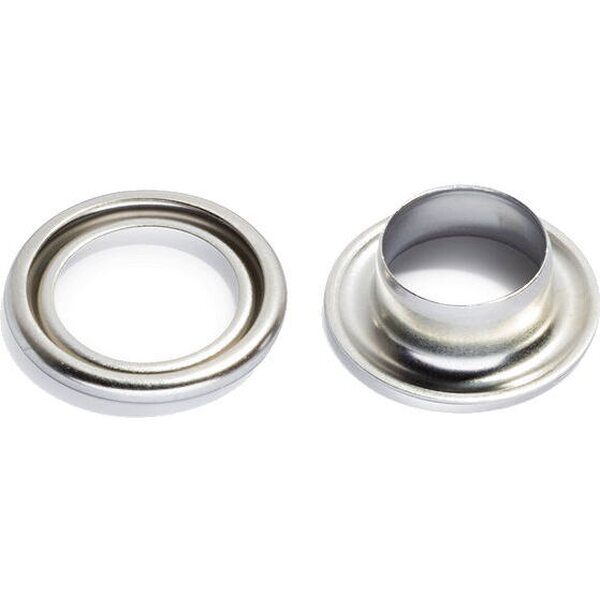 Purjerenkaat 14 mm, Hopea, Kappaleittain, Asennustyökalu ei mukana, Prym 541391 kappaleittain
