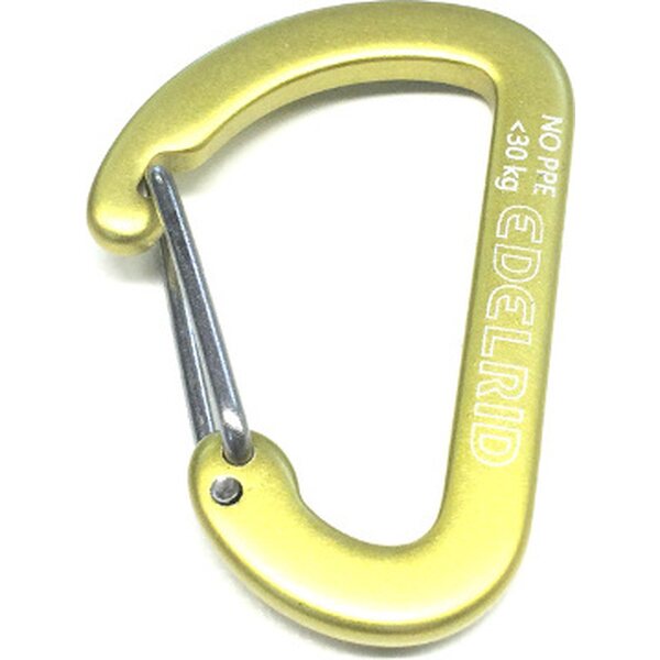 Micro 0 Wiregate Accessory Carabiner 40 mm, Yellow