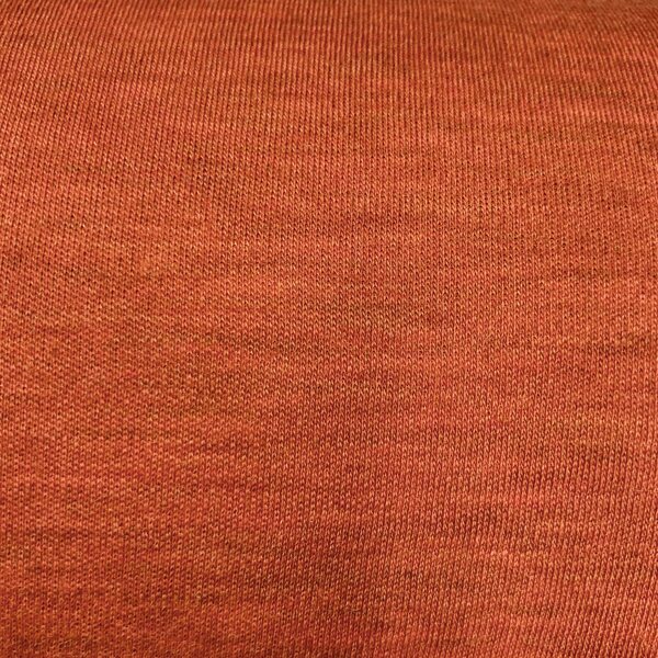 Merino Wool Fabric 19.5 Micron 125cm Mulesing Free, Heathered Burnt Orange (5643)
