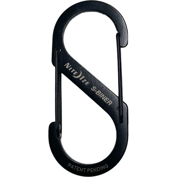 S-Biner Dual Carabiner Stainless Steel #2 – #3, Black, #3
