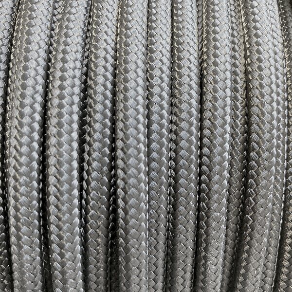 PES Cord naru 4-8 mm, 6 mm, Musta