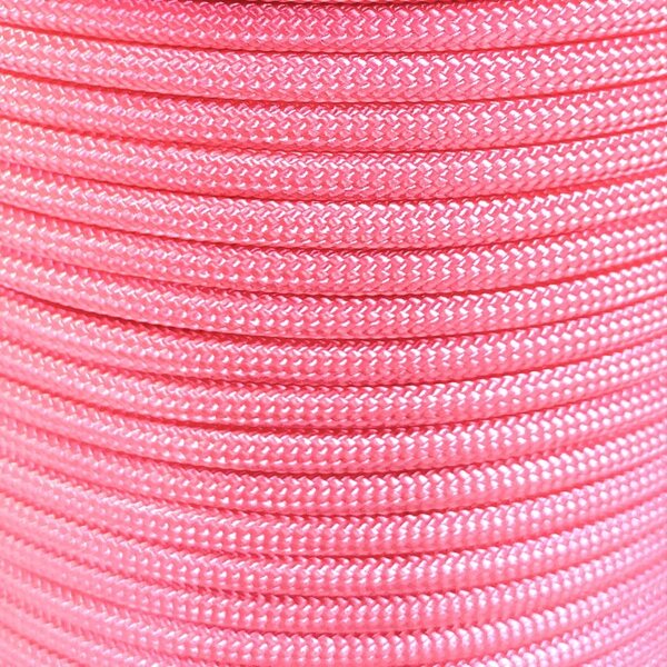 Paracord 550 Type III nailonnyöri, 38 väriä, Barbie pinkki (057)