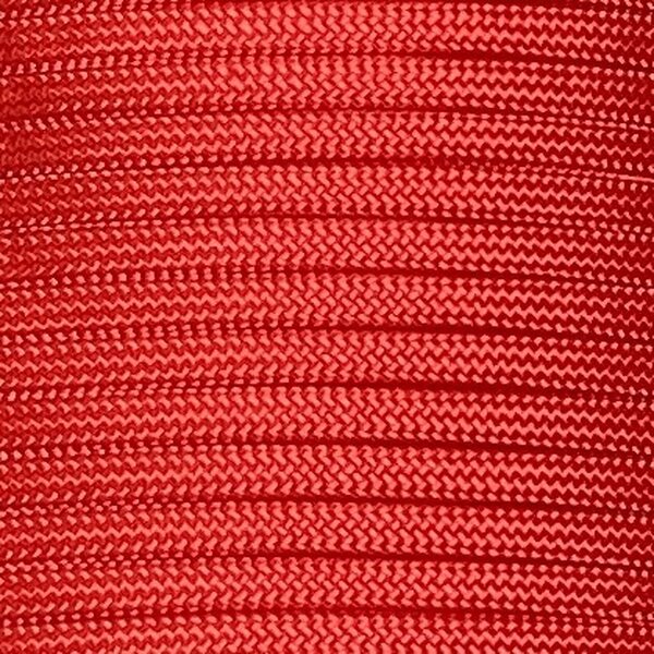 Paracord 550 Type III Nylon Cord, 38 colors, Raspberry Red (450)