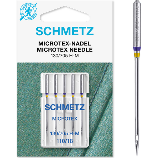 Microtex ompelukoneneulat, 110/18