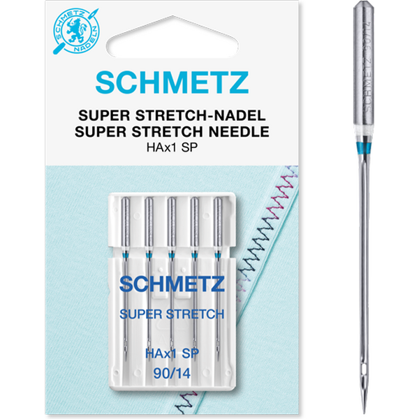 Super Stretch Machine Needles, 90/14