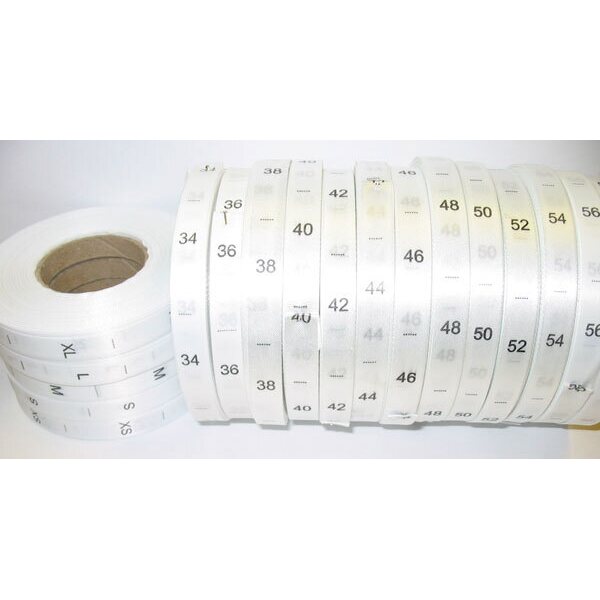 Size Labels, 54