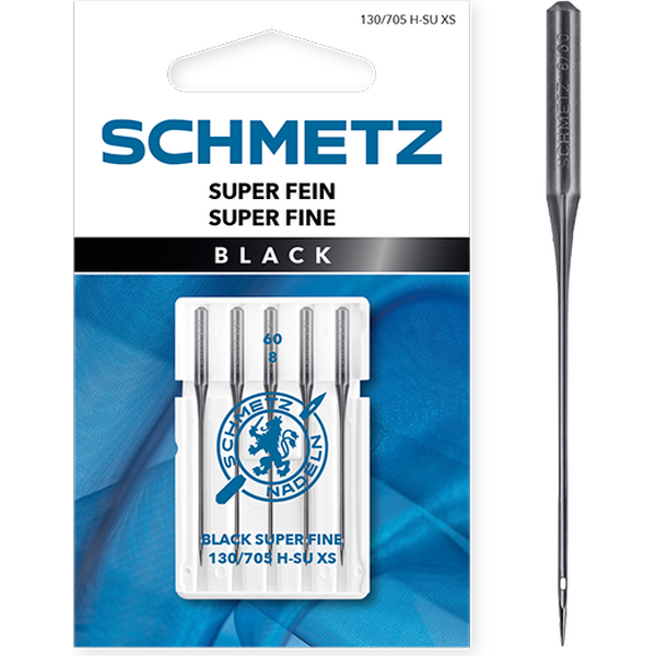Schmetz Black Super Fine ompelukoneneulat