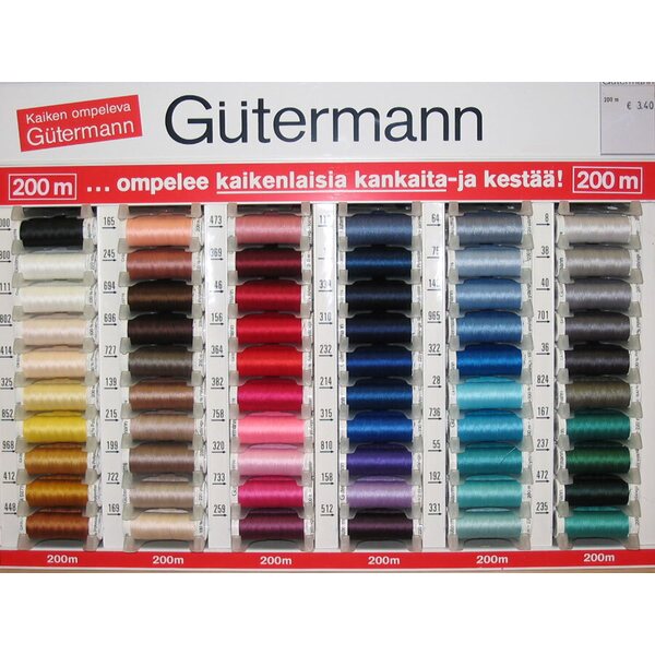 Gutermann #100 polyesterilanka 200 m